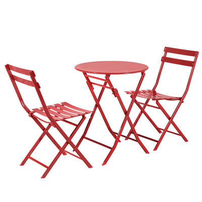 Table et chaise pliantes pour la cour