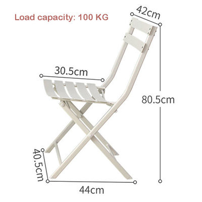 Table et chaise pliantes pour la cour