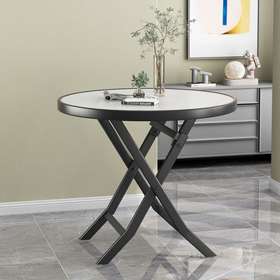 Table à manger à café pliable en fer métallique pour camping en plein air Café balcon jardin patio