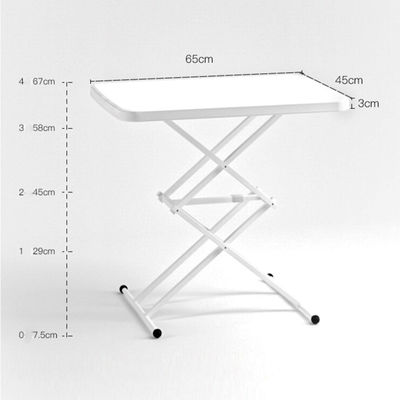Table à manger avec plateau de télévision extérieure intérieure portable réglable robuste petite table pliante
