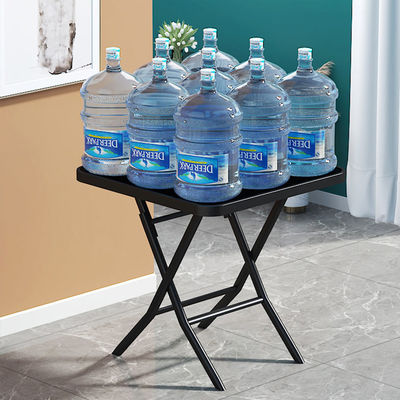 Table d'extérieur en verre trempé métallique carré ronde pliable pliable Table à manger à café