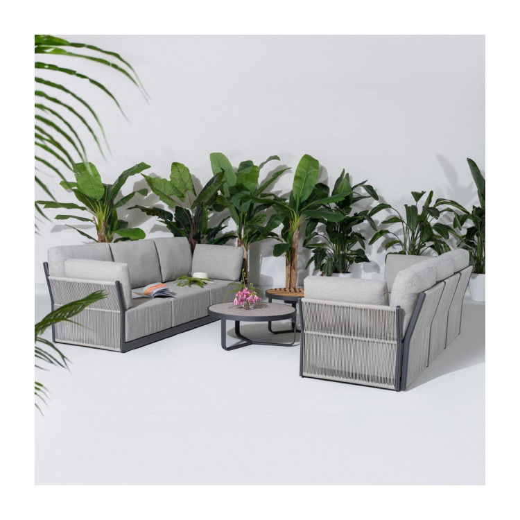 Meubles de patio de luxe moderne canapé de jardin pour jardin de villa style moderne