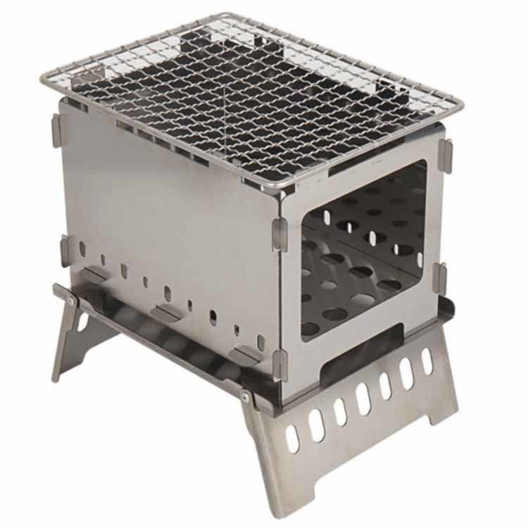 20*15*21 cm ou OEM Fours en acier inoxydable Mini Poêle à camping pliable pour pique-nique