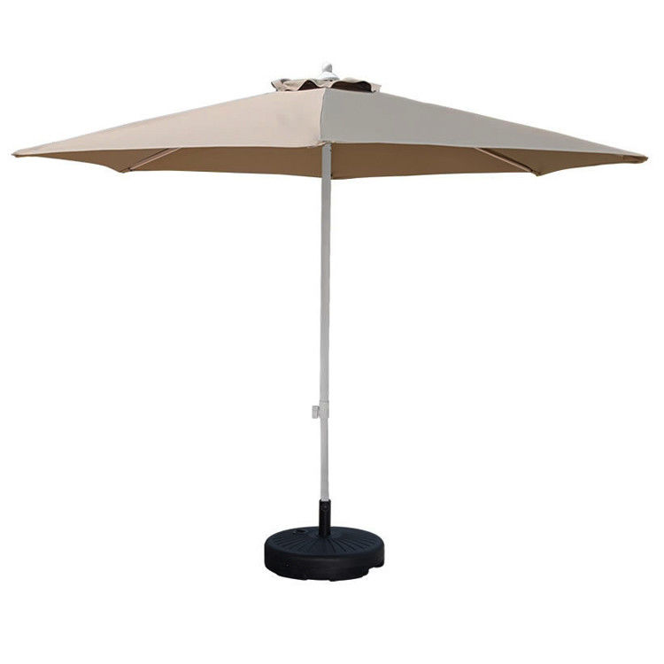 Camping rond en aluminium centre pôle parapluie pour restaurant extérieur café hôtel jardin de plage