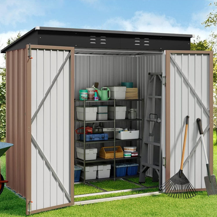 Cour extérieure Petit outil Château de vélo Maison métal acier étanche Garde de jardin