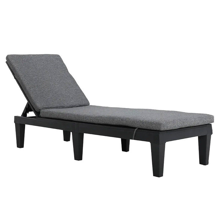 Modern Outdoor Beach Patio Hôtel fauteuil de soleil avec coussin et design empilable