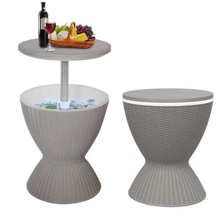 Refroidisseur de glace polyvalent Taille haute élévateur pour camping en plein air Pique-nique sur la plage Café Bistro Garden
