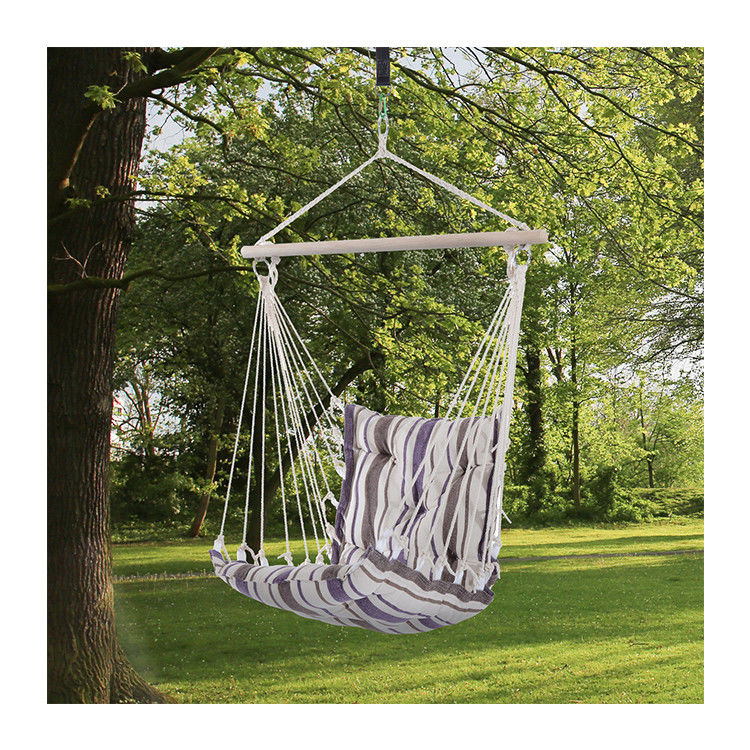 3.1kg AJUNION siège swing extérieur hamac style moderne suspendu chaise swing coton à corde