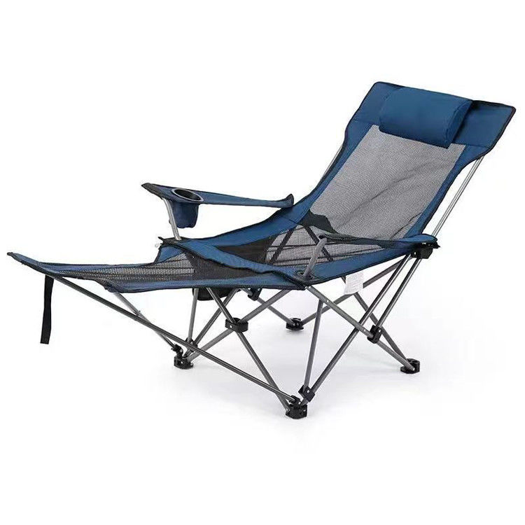 Chaise de camping pliante en aluminium portable et réglable
