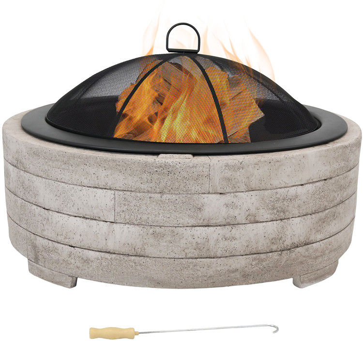 Barbecue au charbon de bois Grill Fire Pit Bowl pour le jardin de jardin en plein air feu de camping pique-nique