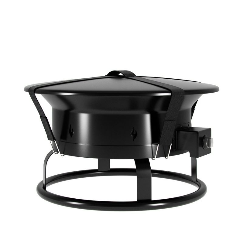 58 000 BTU Portable Propane Fire Pit Idéal pour le camping en plein air 19"D x 19"W x 11"H