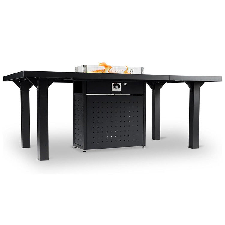 Table de cuisine rectangulaire sans fumée Table de cuisine à gaz propane