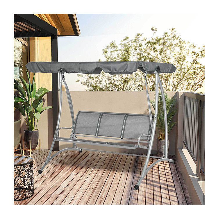 190L x 130W x 172H cm banc de hamac de jardin balancer avec un auvent réglable par AJUNION