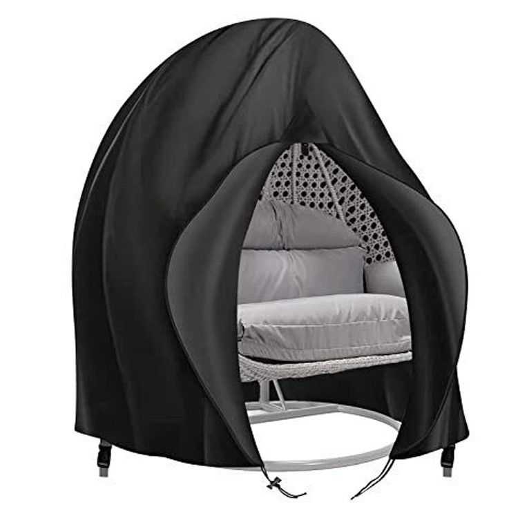 Plain teint Outdoor Patio imperméable à l' eau lourd 600D Grand Double suspendu fauteuil balançant Protecteur contre la poussière