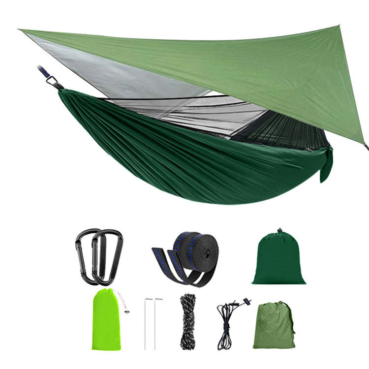 Parachute de jardin en plein air Portable Légère plieur en nylon hamacs de camping avec moustiquaire