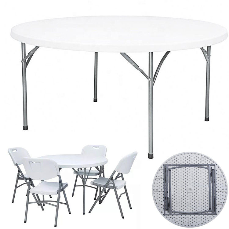 Design moderne Table à manger pliante extérieure pour hôtel Camping Fête Événement Banquet Mariage