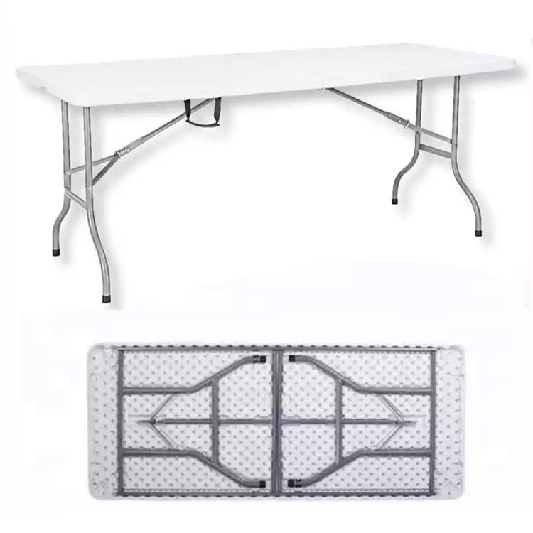 Table à manger en extérieur en plastique métallique pliable café pique-nique pour jardin