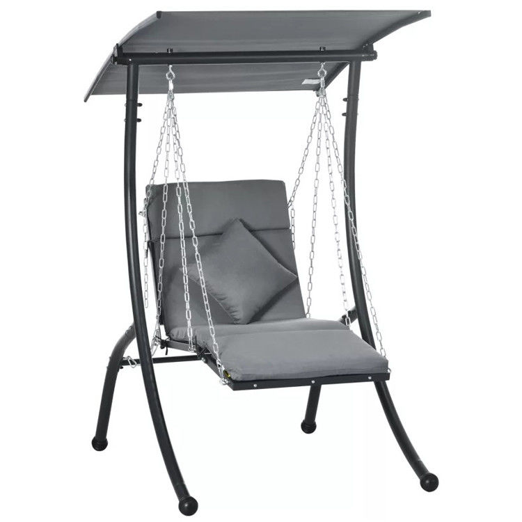 Logo personnalisé Chaise balançoire suspendue simple pour les loisirs en plein air dans le patio de la plage et la cour arrière