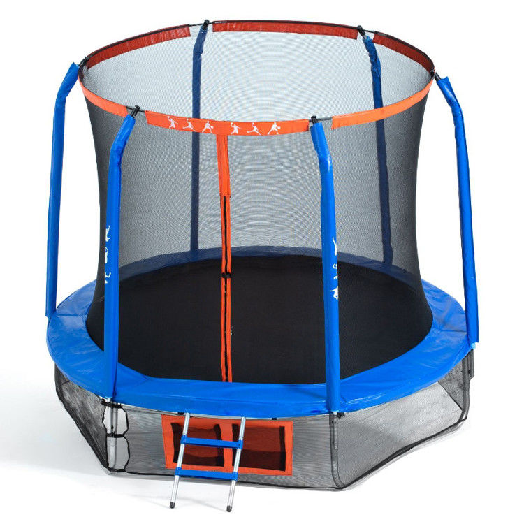 Cadre en acier 14 FT ou OEM Adultes et enfants Fitness Jump Bed Trampoline avec filet de sécurité Sport intérieur